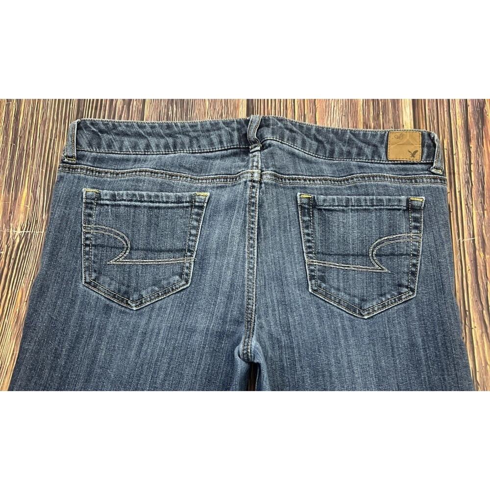 💋 American Eagle Favorite Boyfriend Super Stretch Jeans Womens Size 12 Short
